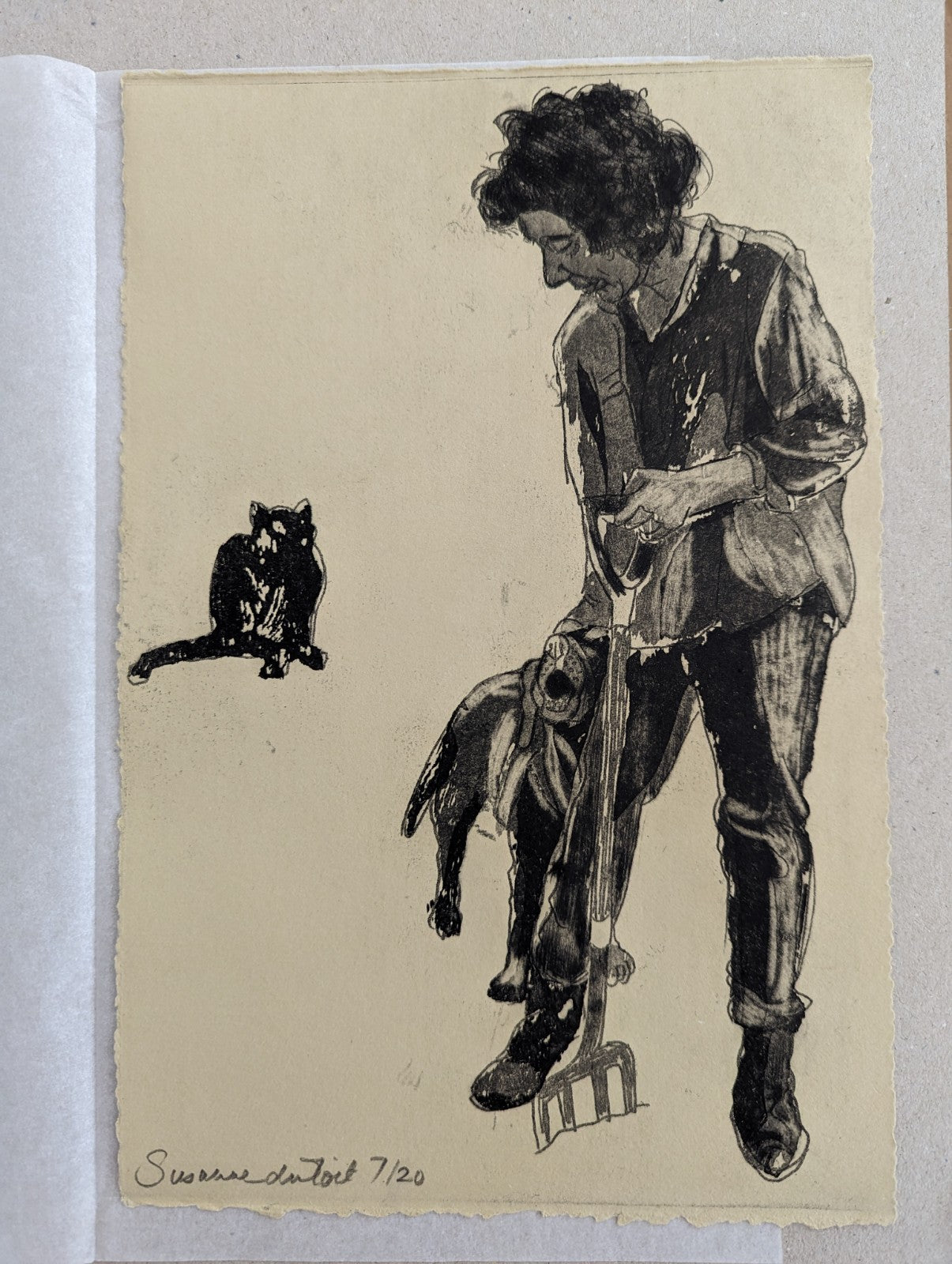 Jeanette Winterson: signed and numbered lithograph