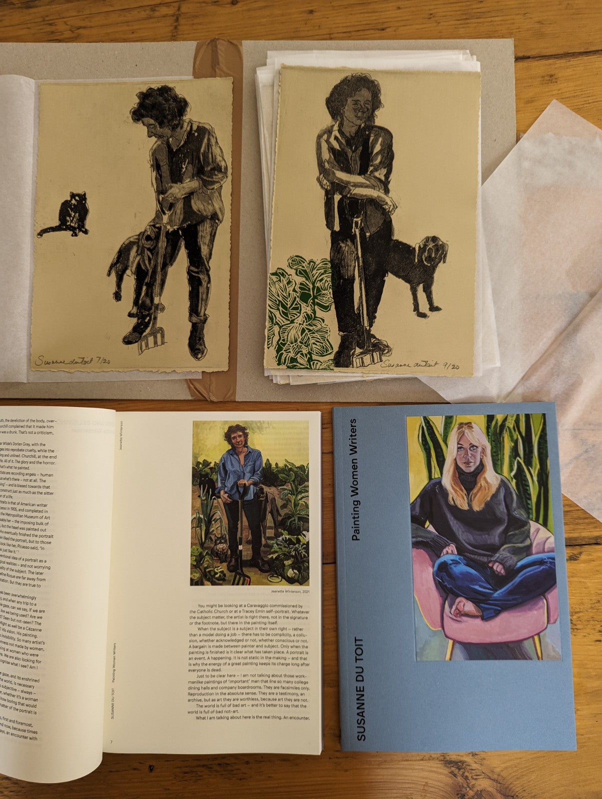 Jeanette Winterson: signed and numbered lithograph